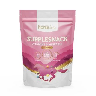 Witaminy i minerały z kolagenem dla koni w smaczkach SuppleSnack - HorseLinePRO