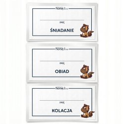 Naklejki na pudełka na paszę - zestaw